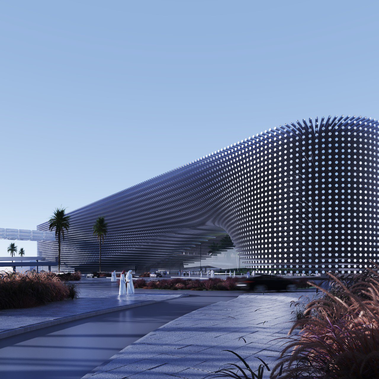 Концепция нового корпуса экспоцентра ADNEC