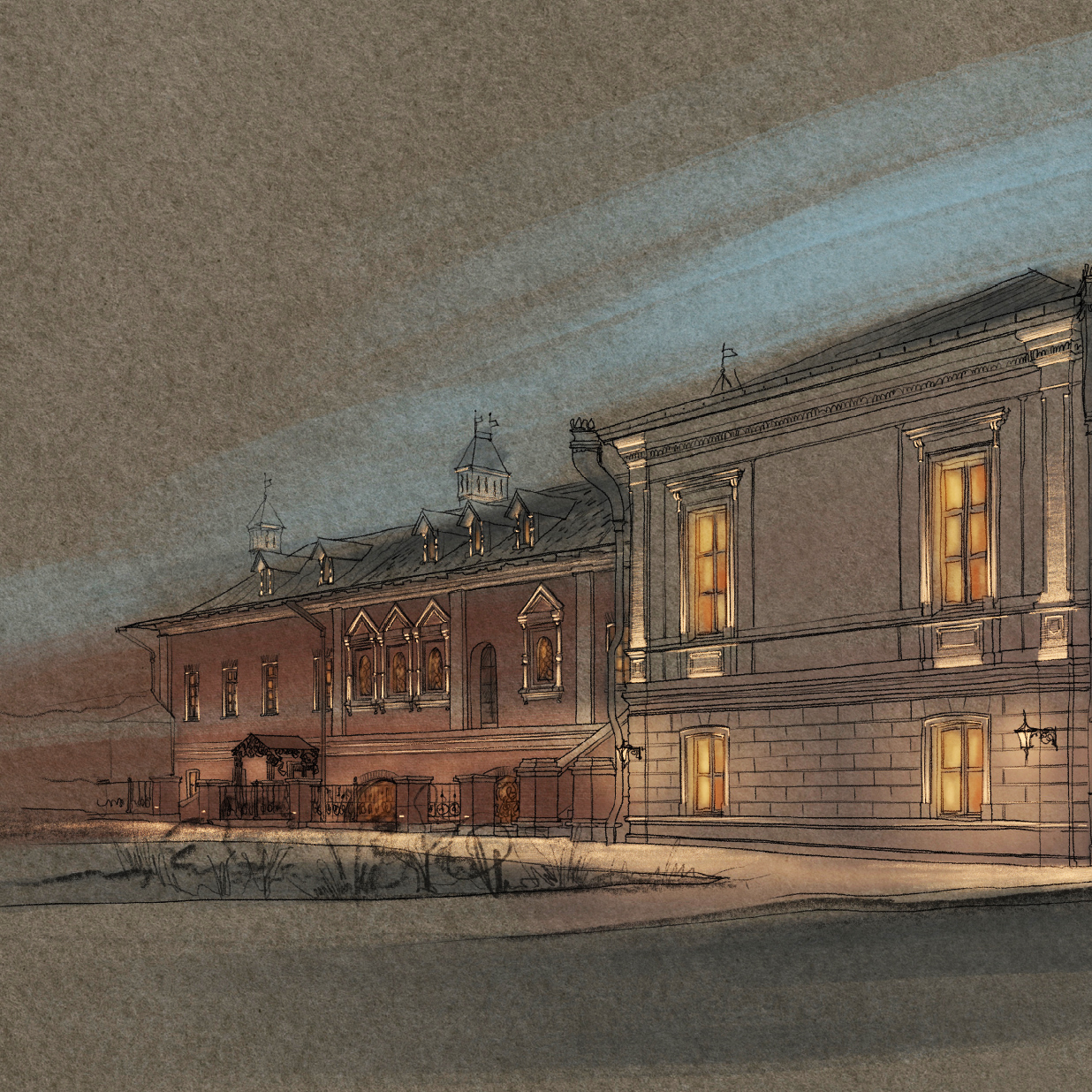 Культурный центр на Кривоколенном пер.