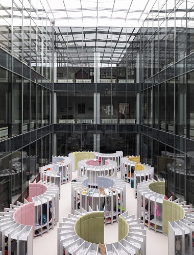 Модульная гардеробная система для прогимназии «Хорошкола»