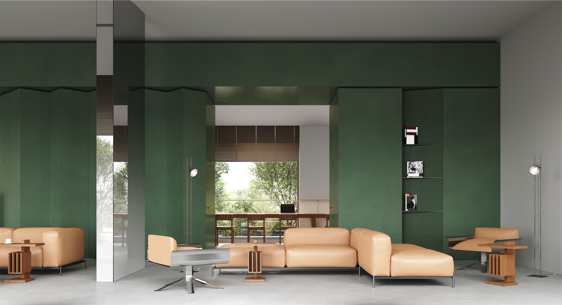 Пластика и цвет: гранд-лобби комплекса от бюро .dpt